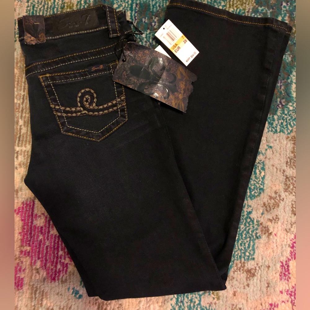 Seven 7 Jeans Boot cut Flare Dark wash NEW w/Tags